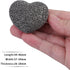 Set, 1.7 inch, Pack 5 SUNYIK Lava Rock Gemstone Puffy Heart, Natural Pocket Stone Figurine Decoration Aromatherapy