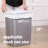 13 Gallon Tall Kitchen Drawstring Trash Bags, 1.2 Mil Extra Strong, 40 Count, Unscented, White, 25" x 30"