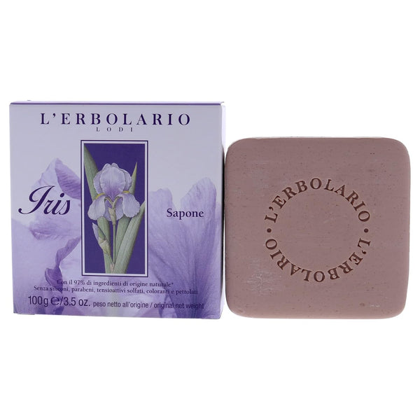 L'Erbolario Iris Perfumed Bar Soap, 3.5 oz – Gently Scented Body and Hand Soap Bar