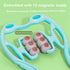 LEACHOI 6 12 Manual Cervical Neck Massager,With Wheels And Magnets, It Can Be Used To Massage The Cervical Spine, Waist