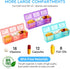 LEMBOL 3X 7-Day 32 Compartments,30 Monthly Pill Organizer a Day with Portable Travel Medicine Organizing Bag,Large Pill