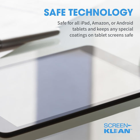 CarbonKlean ScreenKlean Tablet Cleaner - Compatible with iPad, Android & Amazon Tablet, Injected Pink, 1 Count