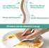 JiedHiur 12Pack Natural Kitchen Sponge, Biodegradable Cellulose and Coconut Scrubber, Eco Friendly Sponges for Dishes
