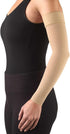 Truform Lymphedema Compression Arm Sleeve – 20-30 mmHg Post Mastectomy Support, Dot Top Grip, Beige, Large