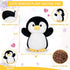 Pad-1.2lb Penguin Microwavable Heating Heating Pads for Cramps &Period Pain Relief for Women & Kids,Soft Pillow Plush