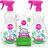 Dapple Toy & Highchair Cleaning Spray Baby, Fragrance Free, 16.9 Fl Oz (Pack of 2) + 30 Count Lavender Wipes