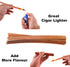 ROJOSER 100PACK Cedar Lighter for Cigars, Spanish Cedar Wood Veneer Lumber Strip Chip for Cigar Lighting & Smoking