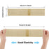 2 PCS Elastic Wrist Support Band Wrap Breathable Wrist Brace Adjustable Wrist Straps Support Relieves Wrist Pain Arthritis Tendonitis Sports Use for Men and Women Right & Left (Nude)