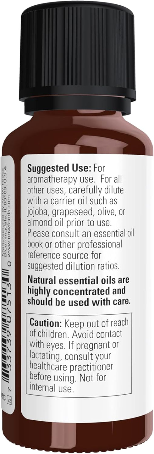 NOW Essential Oils Balsam Fir Needle Oil, Woodsy Aromatherapy Scent, 100% Pure, 1-Ounce