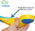 Children's Athletic Memory Foam Insoles for Arch Support and Comfort for Active Kids (24 CM) Size 2-6