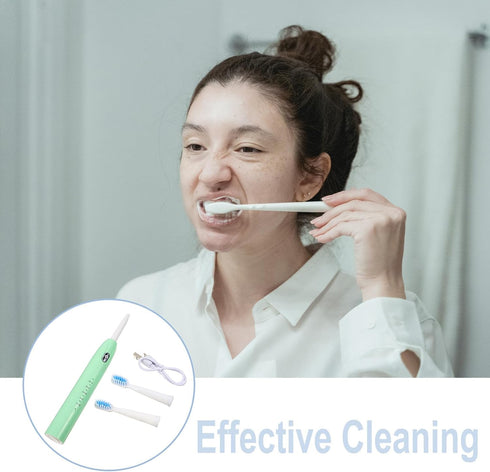 JHKNNK Electric Toothbrush Five-Speed USB Charging Waterproof Soft Bristle Toothbrush Built-in Battery for and Adults