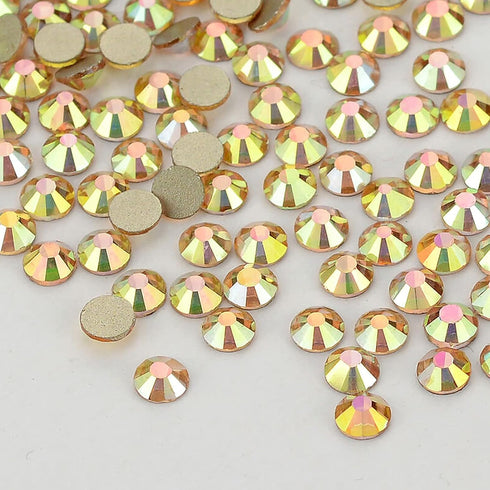 Towenm 720 Pieces Crystal Flatback Rhinestones, SS20 4.8mm Glue Fix Glass Crystals for Nail Art, Round Loose Gemstones