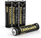 Houseagle Rechargeable AAA Batteries for Flashlight,4 Pack Triple A Lithium Batteries 1.5V Constant