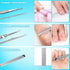 Modacraft 11PCS Ingrown Toenail Removal Kit, Effective Treatment with Toenail Clippers for Thick Toenails