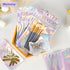 Resealable Foil Pouch Mylar Sample Bag, 5.5x7 inch Holographic Packaging Bags, Great for Small Business and Party Favor