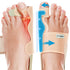 Fit Geno Bunion Corrector, Upgraded Adjustable & Breathable Big Toe Straightener for Day/Night, Non-Surgical Hallux