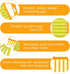 1 Piece Yellow Hand Held Cleaner Tool for Window Venetian, Washable Mini Cleaner Brush, 7 Finger Dusting Tool for Air