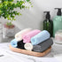 Tudomro 10 Pieces Double Sided Man Wash Cloths - Bath Exfoliating Body Face Washcloths (Multicolor, 10.2 x 8.7 Inch)