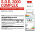 Solaray S.O.D. 2000 Plus, Capsule (Btl-Plastic) 400mg 100ct