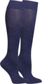 NuVein Compression Socks for Men and Women, Navy, Small - Medical Grade 15-20 mmHg Knee High, 1 Pair
