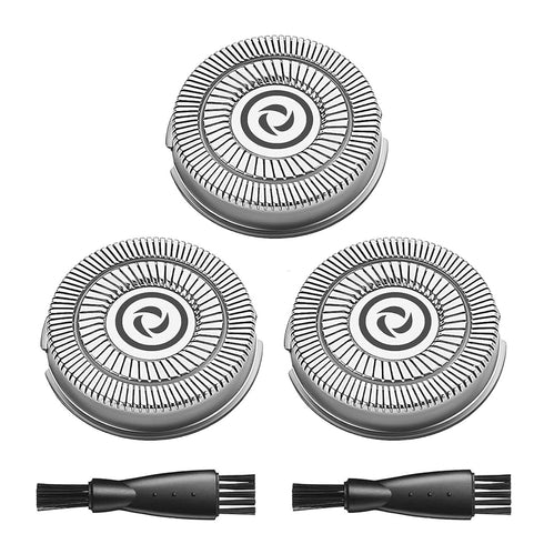 Men's Electric Shaver Replacement Heads - Compatible with SweetLF Electric Razor SWS7105, 3 Replacement Blades