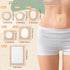 Rivvlive 120 Pack Pcs Disposable Castor Oil Patches Castor Oil Wrap Self-Adhesive Patch Organic Cotton Pads for Belly