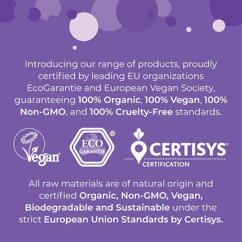 Lavender Laundry Detergent, EcoGarantie Certified 100% Organic & Natural, Scented with Organic Lavender Essential Oil,