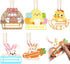 10 Pack Easter Bunny Money Holders Wooden Cash & Gift Card Holders
