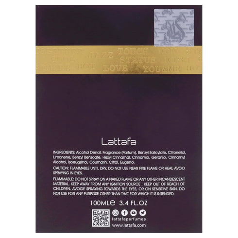 Lattafa Ramz Gold Eau de Parfum Spray for Unisex, 3.4 Ounce