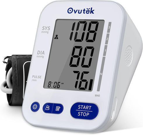 Blood Pressure Monitors for Home Use, Large BP Cuff with 240 Memories for 2 Users, Accurate Upper Arm BP Machine