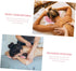 Round Silicone Face Down Massage Pillow for Spa - Comfort Cushion for Head and Neck