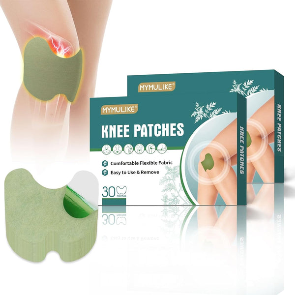 60Pcs Knee Patches - Herbal Self-Heating Patches for Knee Pain Relief, Comfortable for Muscle, Joint