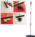 Multifunction Telescopic Floor Carpet Broom - Carpet Hair Removal Tool for Pet Hair Dust Removal (Black)