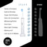 Toothbrush Replacement Heads with Blue Light Therapy for Gum Care, White, 1 Pack