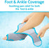 Pack Inflammation, Vive Ankle Ice Wrap - Foot Cold/Hot Compression Brace - Adjustable Freeze Support