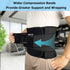 Back Brace for Women and Men, Support Belt for Lifting, Pain Relief for Lower Back, Scoliosis, Sciatica (Black XXXL)