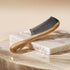Onedor Handmade Hair Combs - Buffalo Horn and Sandalwood, Anti-Static Wooden Detangler (Fine Tooth)