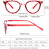 5 Pack Blue Light Blocking Reading Glasses for Women, Fashion Ladies Computer Readers with Anti Glare/Eyestrain 1.0