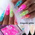 Holographic Nail Art Glitter, Iridescent Flakes and Mermaid Flake Sequins, 12 Grids for DIY Decoration