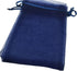 100PCS 3x4 Inches Organza Drawstring Pouches Jewelry Party Wedding Favor Gift Bags, Navy Blue