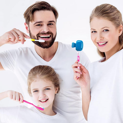 Toothbrush Cover Cap, Portable Toothbrush Protector, 6 Packs for Bathroom Travel