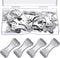 50 Pieces Bandage Clips, Metal Clips Aluminum Bandage Pins with Plastic Storage Box Replaceable Wrap Fastener