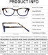 OCCI CHIARI Blue Light Magnifying Reading Glasses for Women 2.0 Anti Glare Eyestrain Spring Hinge Readers