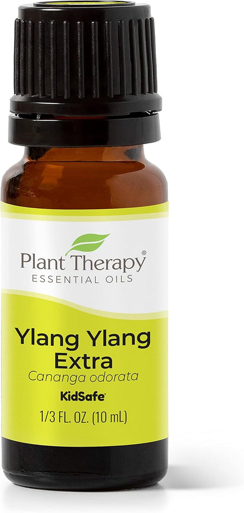 Plant Therapy Ylang Ylang Extra Essential Oil - 10 mL (1/3 oz) 100% Pure, Undiluted, Therapeutic Grade