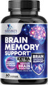 Nootropic Brain Supplements for Memory and Focus, 60 Capsules with 40 Nootropics & Vitamins for Clarity & Concentration