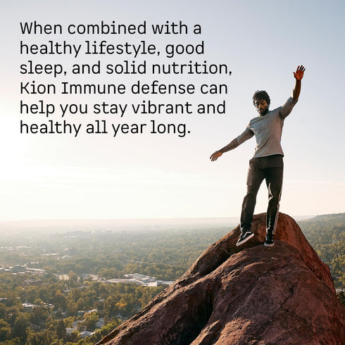 Kion Immune Support Supplement - Vitamin C & Zinc for Everyday Wellness, 500 mg Vitamin C, 120 Servings