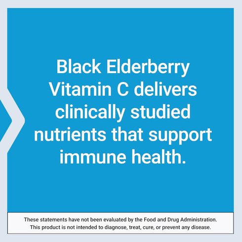 Life Extension Black Elderberry + Vitamin C, Everyday Immune Support, Gluten Free, Non-GMO, Vegetarian, 60 Capsules