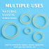 ANNWAH 500 pcs Rubber Bands for Braces, Heavy Rubber Traction Bands 1/8" (100 Pieces/Pack) for Chipmunk
