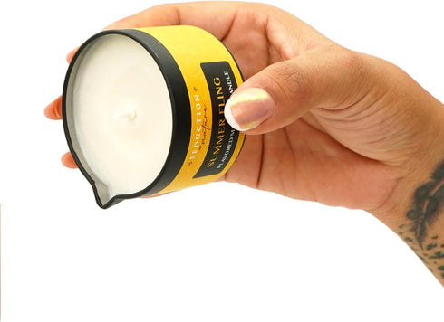 Aromatherapy Massage Oil Candle for Relaxation & Home SPA, Vegan Oils for Full Body Massage Therapy, Sustainable