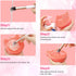 Makeup Brush Cleaning Mat with Drying Holder for Sink, Christmas Silicone Washing Cosmetic Brush Cleaner Pad